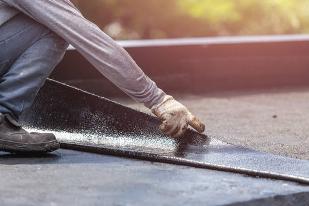 Professional Basement Waterproofing technician working in Hawthorne, NY
